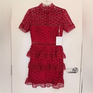 Self-Portrait NWT Red Dress